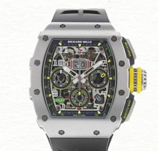 Richard Mille RM 11-03 Super Clone Rubber Band Transparent Dial Men’s Watch Grey