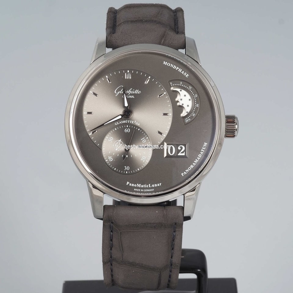 Glashutte Original PanoMaticLunar Mens watch Unisex Automatic Steel 1-90-02-43-32-02 - gallery