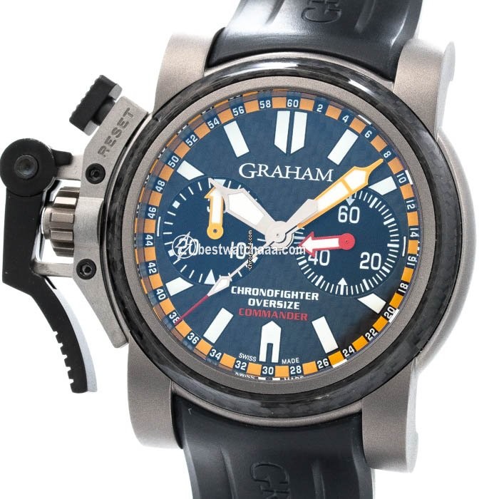Graham Chronofighter Oversize Mens watch Unisex Automatic Titanium 2OVATCO.B01A.K10B