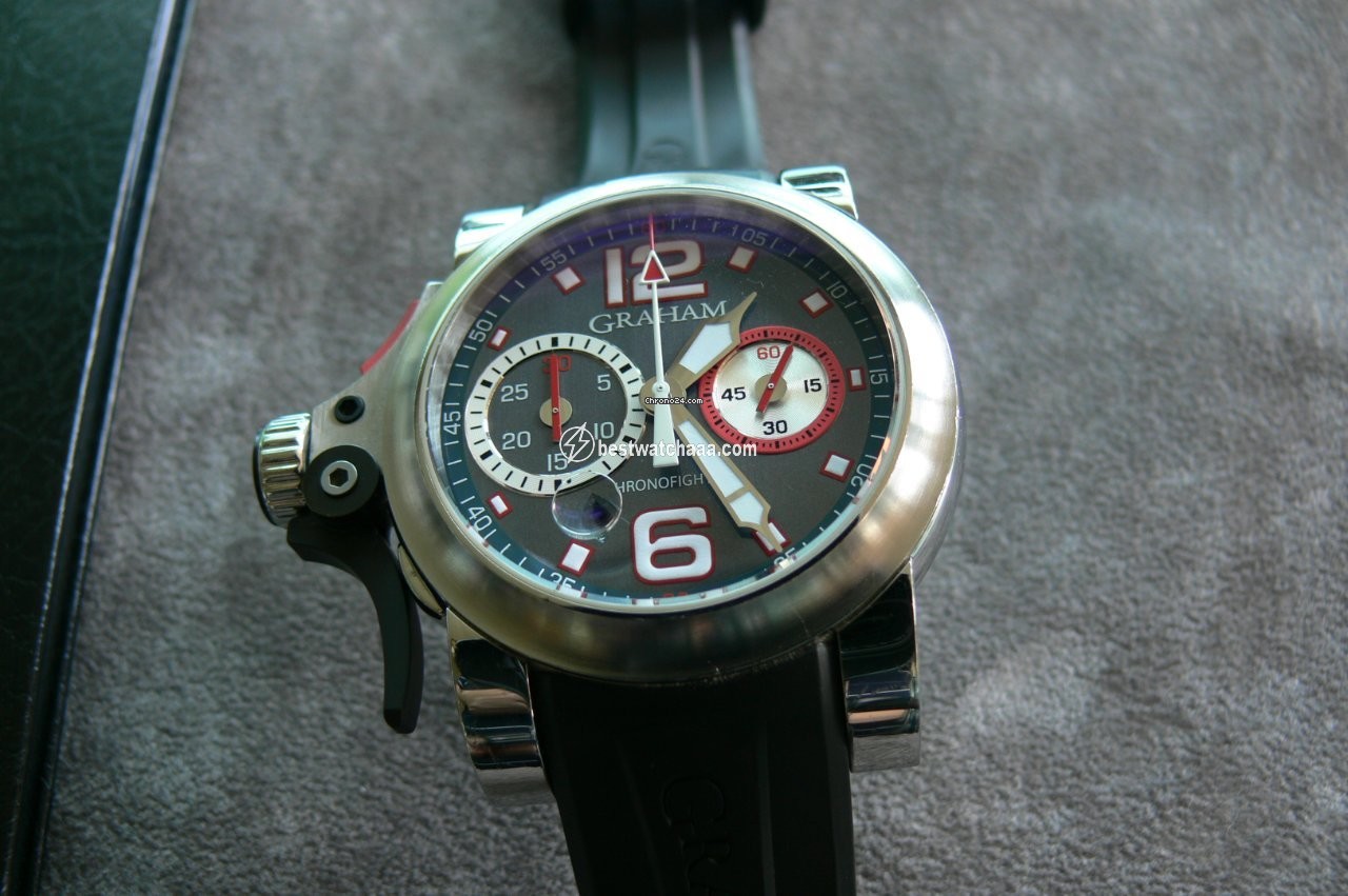 Graham Chronofighter R.A.C. Mens watch Unisex Automatic Steel 2TRAS. - gallery
