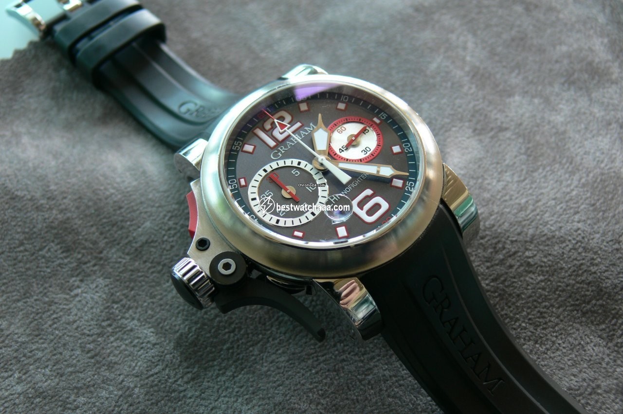 Graham Chronofighter R.A.C. Mens watch Unisex Automatic Steel 2TRAS. - gallery