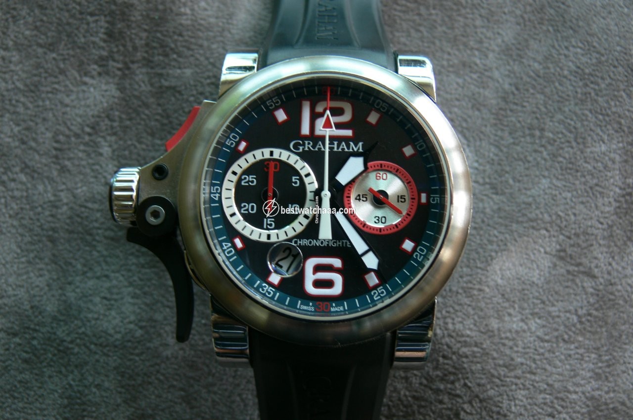 Graham Chronofighter R.A.C. Mens watch Unisex Automatic Steel 2TRAS. - gallery