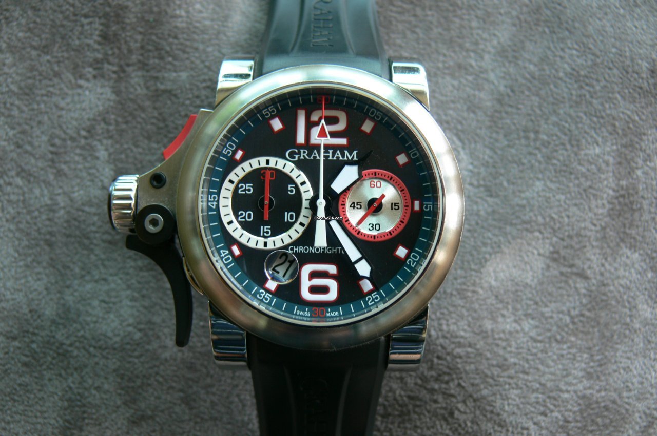 Graham Chronofighter R.A.C. Mens watch Unisex Automatic Steel 2TRAS. - gallery