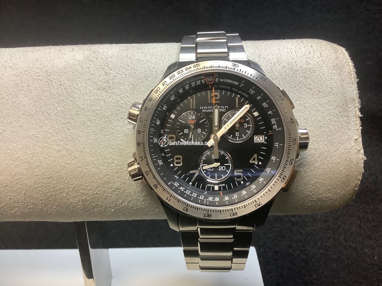 Hamilton Khaki X-Wind Mens watch Unisex Quartz Steel H77912135