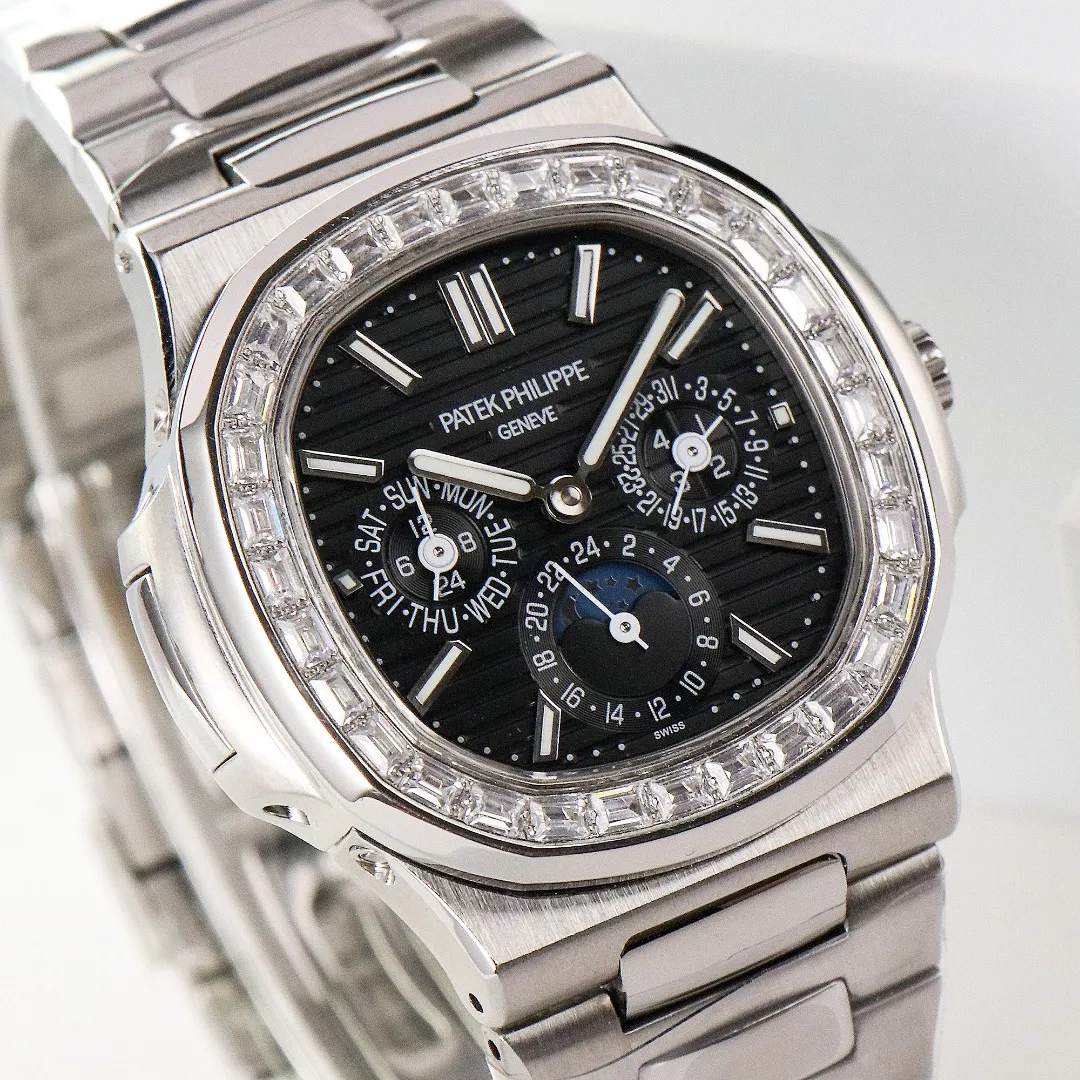 Patek Philippe Nautilus Black Perpetual Calendar - gallery