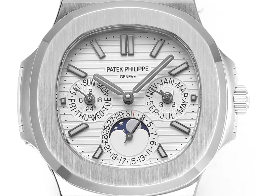 Patek Philippe Silver Nautilus Watch - gallery
