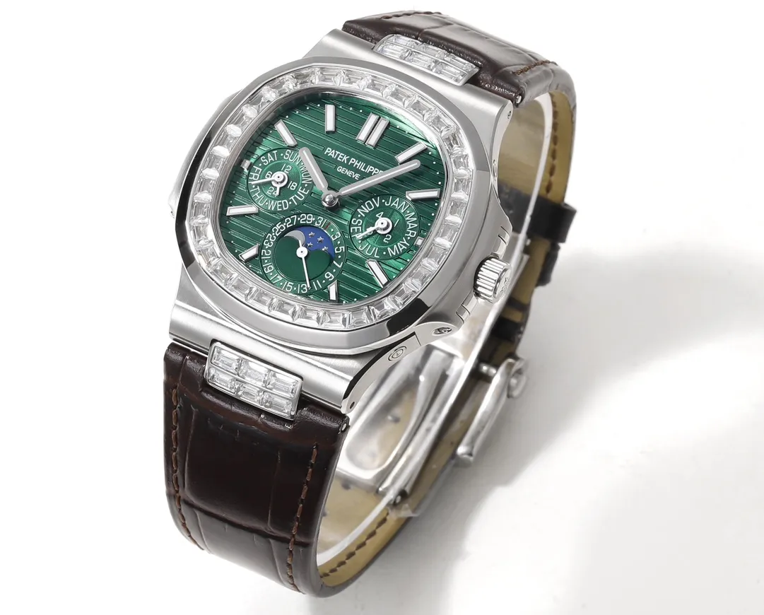 Patek Philippe Green Nautilus Watch - gallery