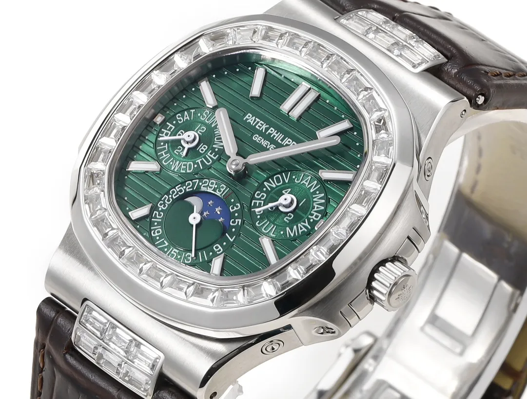 Patek Philippe Green Nautilus Watch - gallery