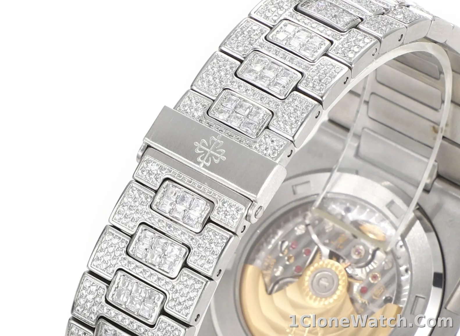 Patek Philippe White Gold Ruby Nautilus Watch