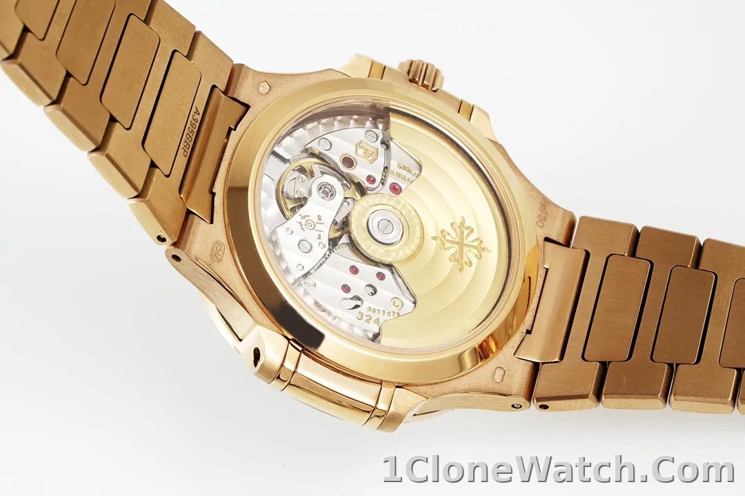 Patek Philippe Gold Nautilus Ladies Watch - detail
