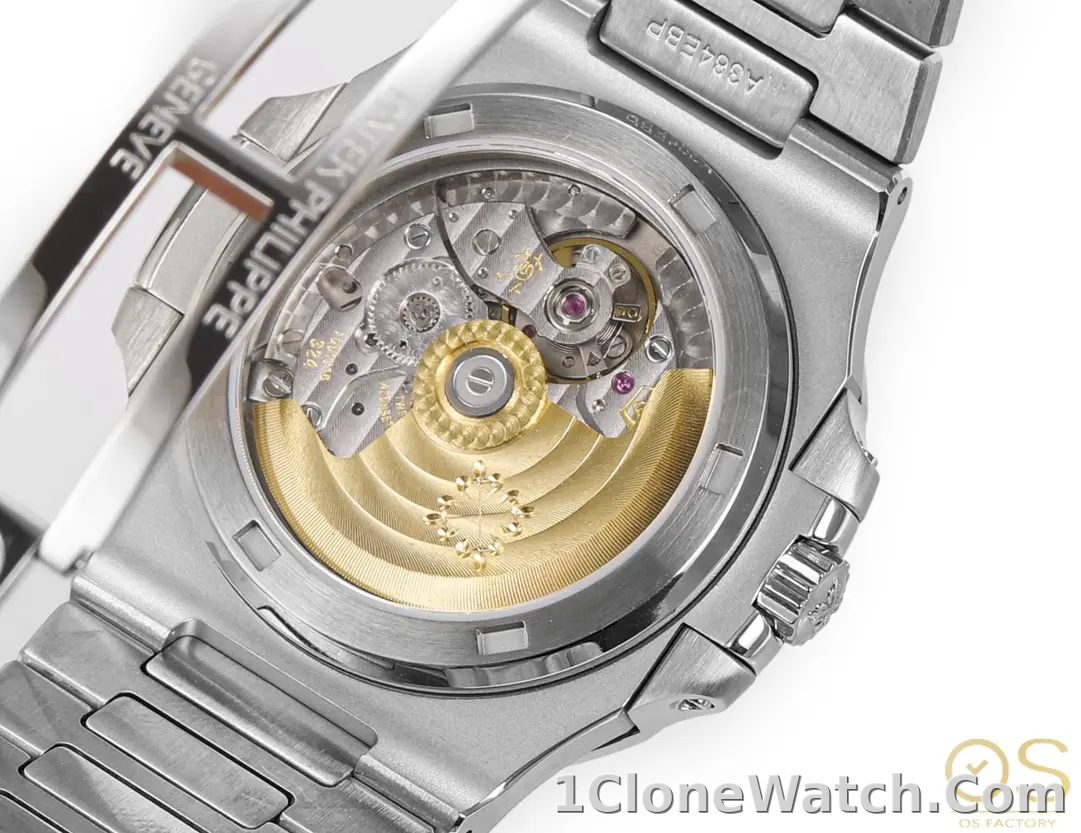 OSFactory Nautilus Green Dial Steel Watch - detail