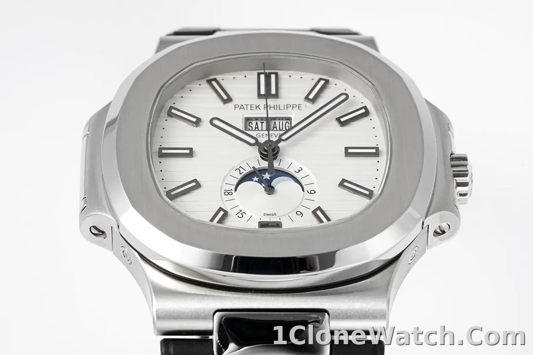 Patek Philippe Nautilus Blue Rubber Strap Watch