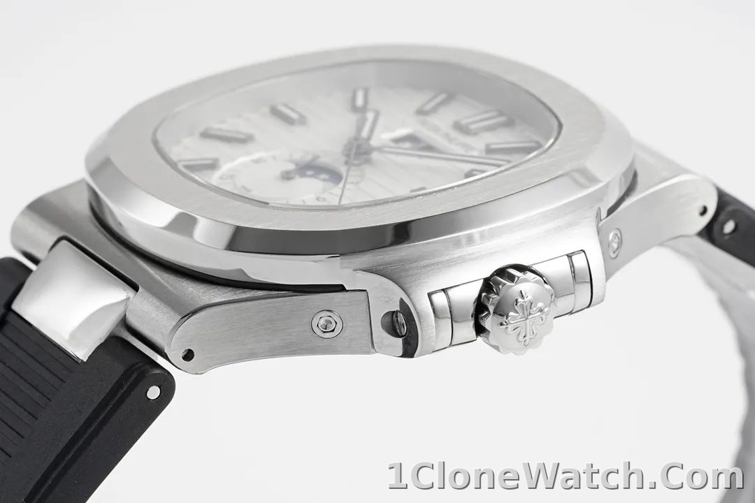 Patek Philippe Nautilus Blue Rubber Strap Watch