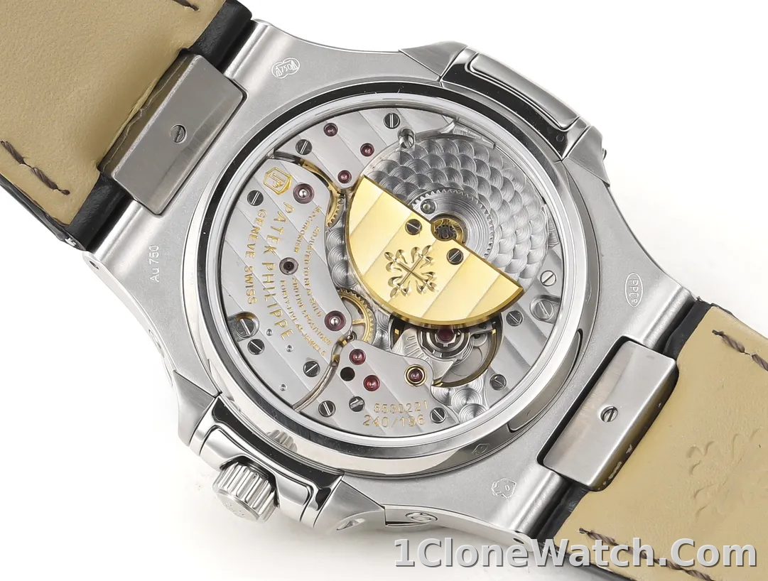 Patek Philippe Nautilus Grey Perpetual Watch - detail