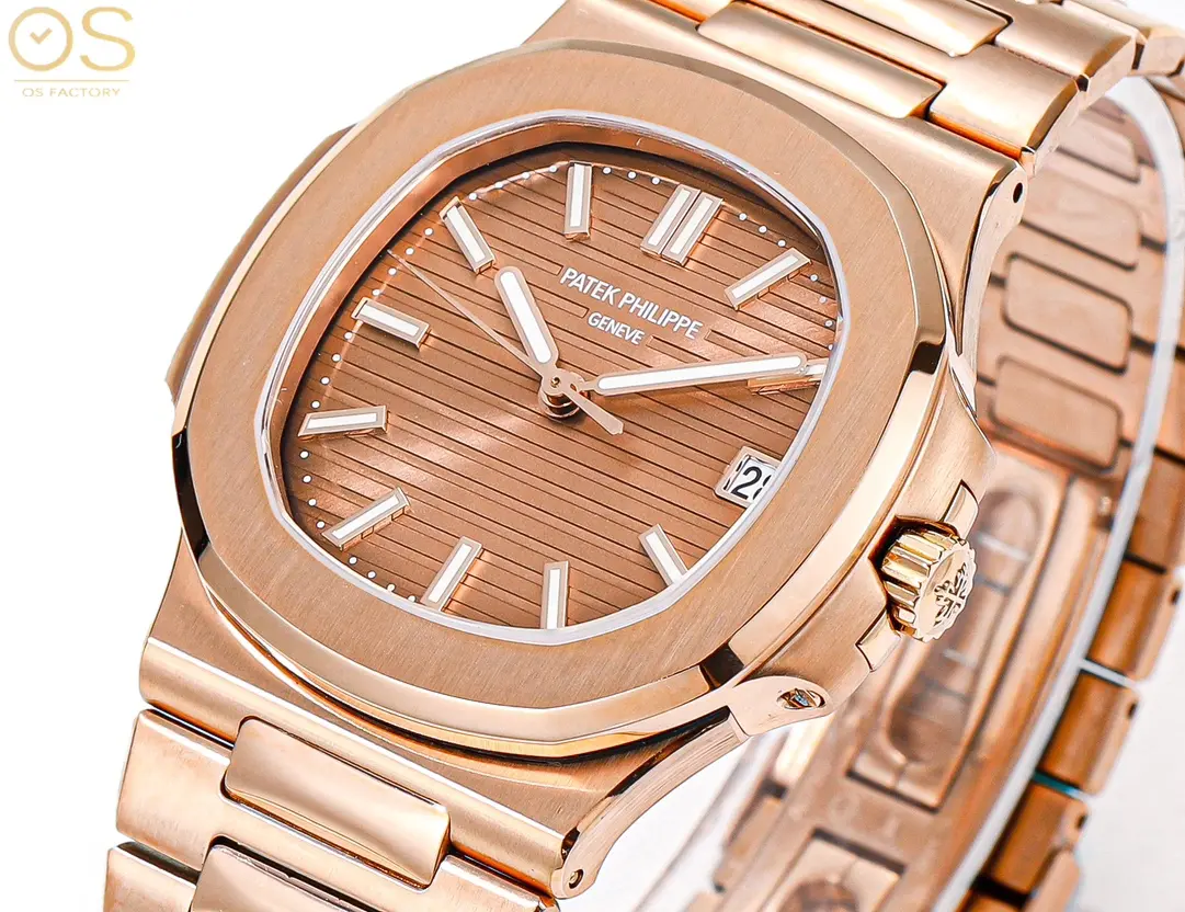 OSFactory Rose Gold Nautilus Style Watch - gallery