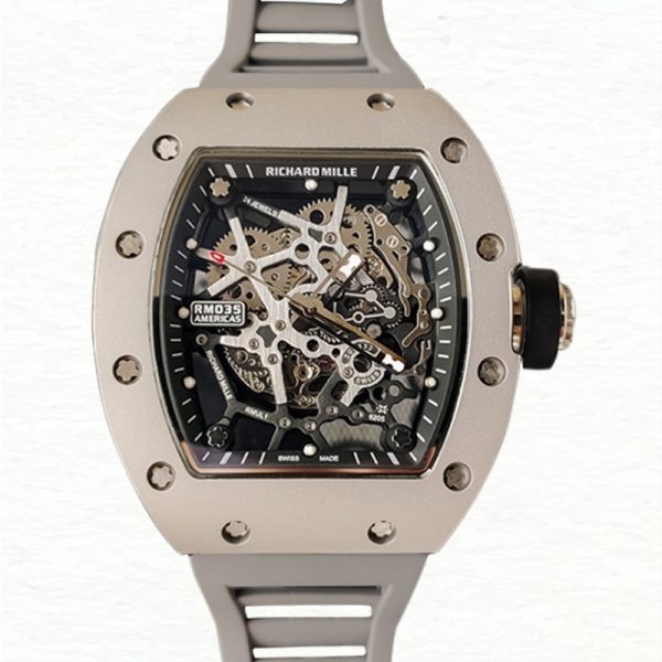 Richard Mille Super Clone RM35 Men Mechanical Skeleton Dial