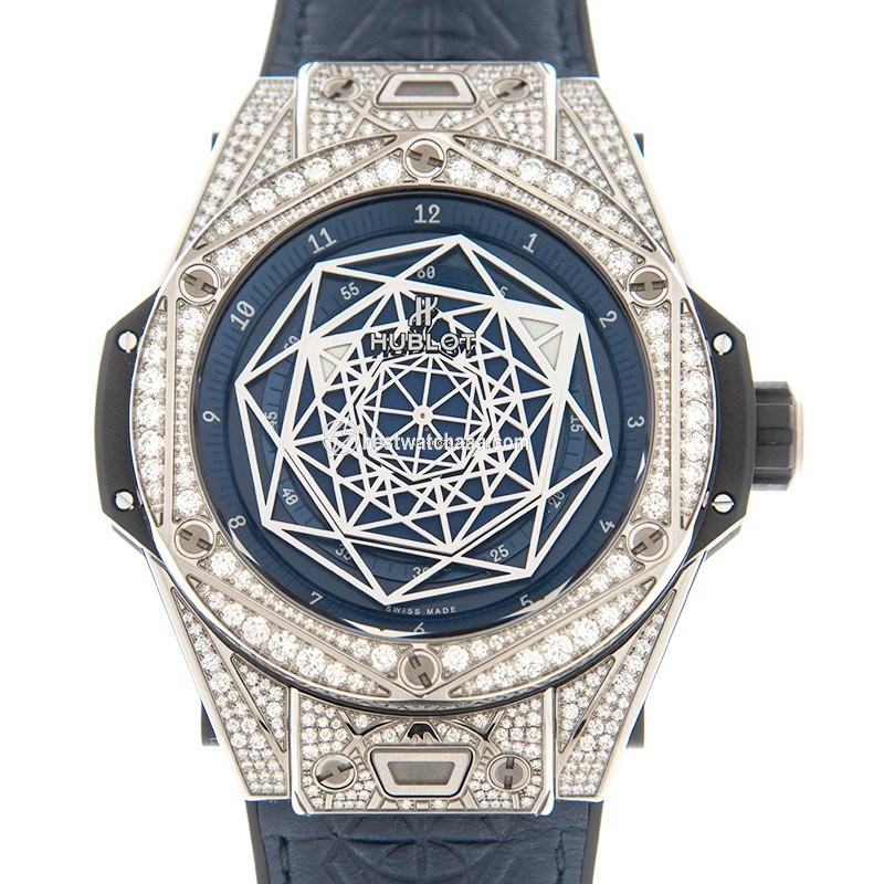 Hublot Big Bang Sang Bleu Mens watch Unisex Automatic Titanium 415.NX.7179.VR.1704.MXM18