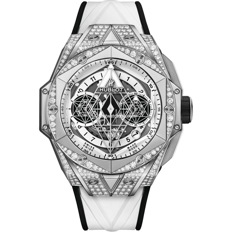 Hublot Big Bang Sang Bleu Mens watch Unisex Automatic Titanium 418.NX.2001.RX.1604.MXM20
