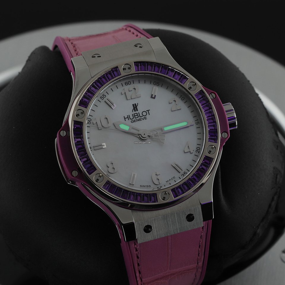 Hublot Big Bang Tutti Frutti Womens watch Quartz Steel 361.sv.6010.lr.1905 Purple - gallery