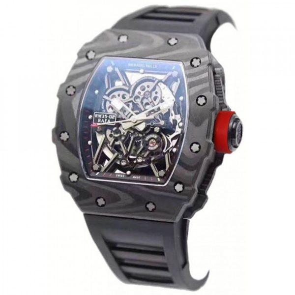 Richard Mille Super Clone RM 35-02 Rafa Skeleton Dial Mens Watch Super Clone