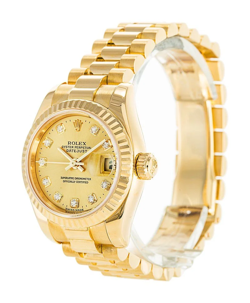 Rolex Datejust 26mm Gold Dial 179178 - gallery