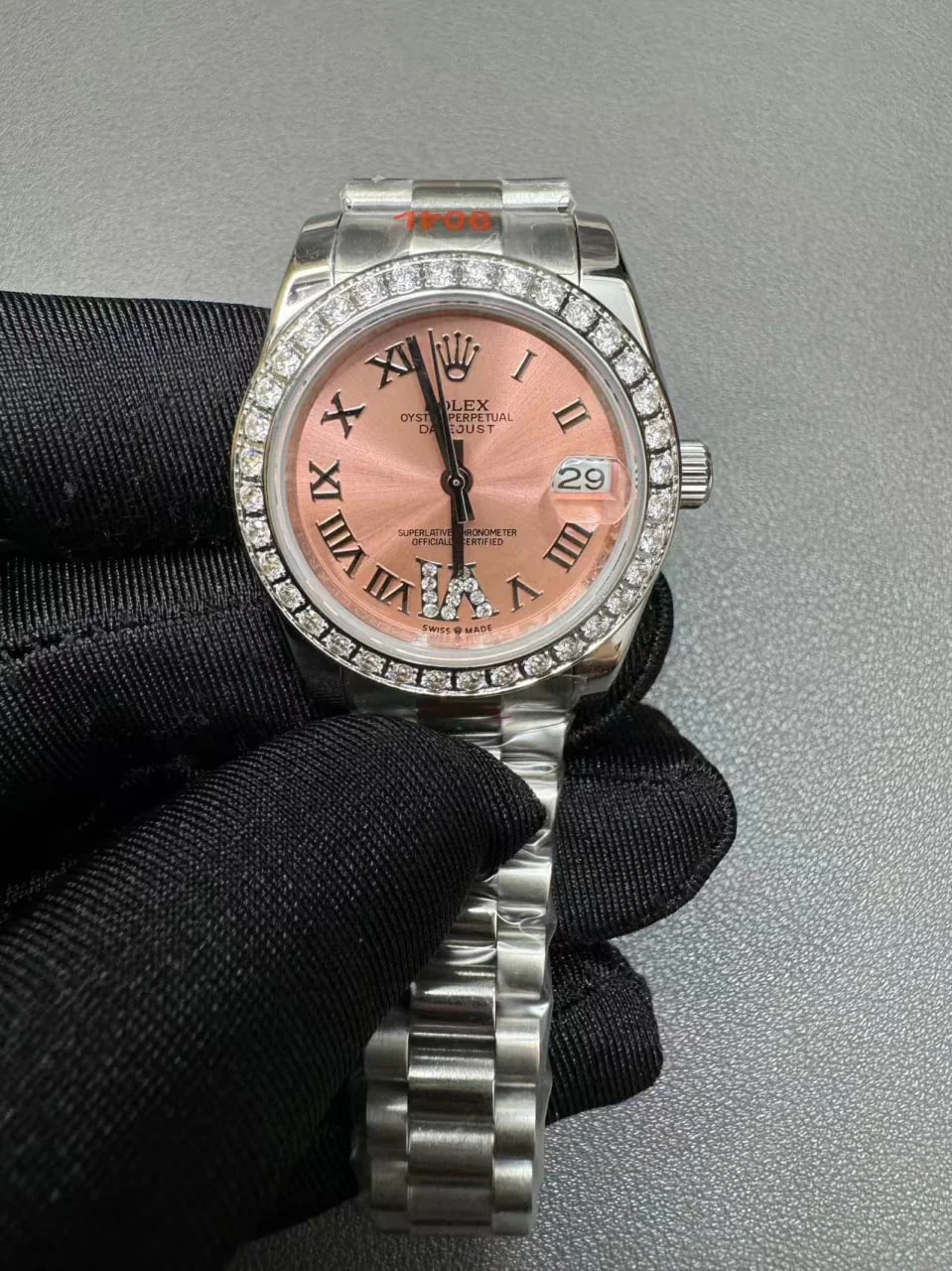 Rolex Datejust 31mm Pink set with diamonds Dial 278384RBR - gallery