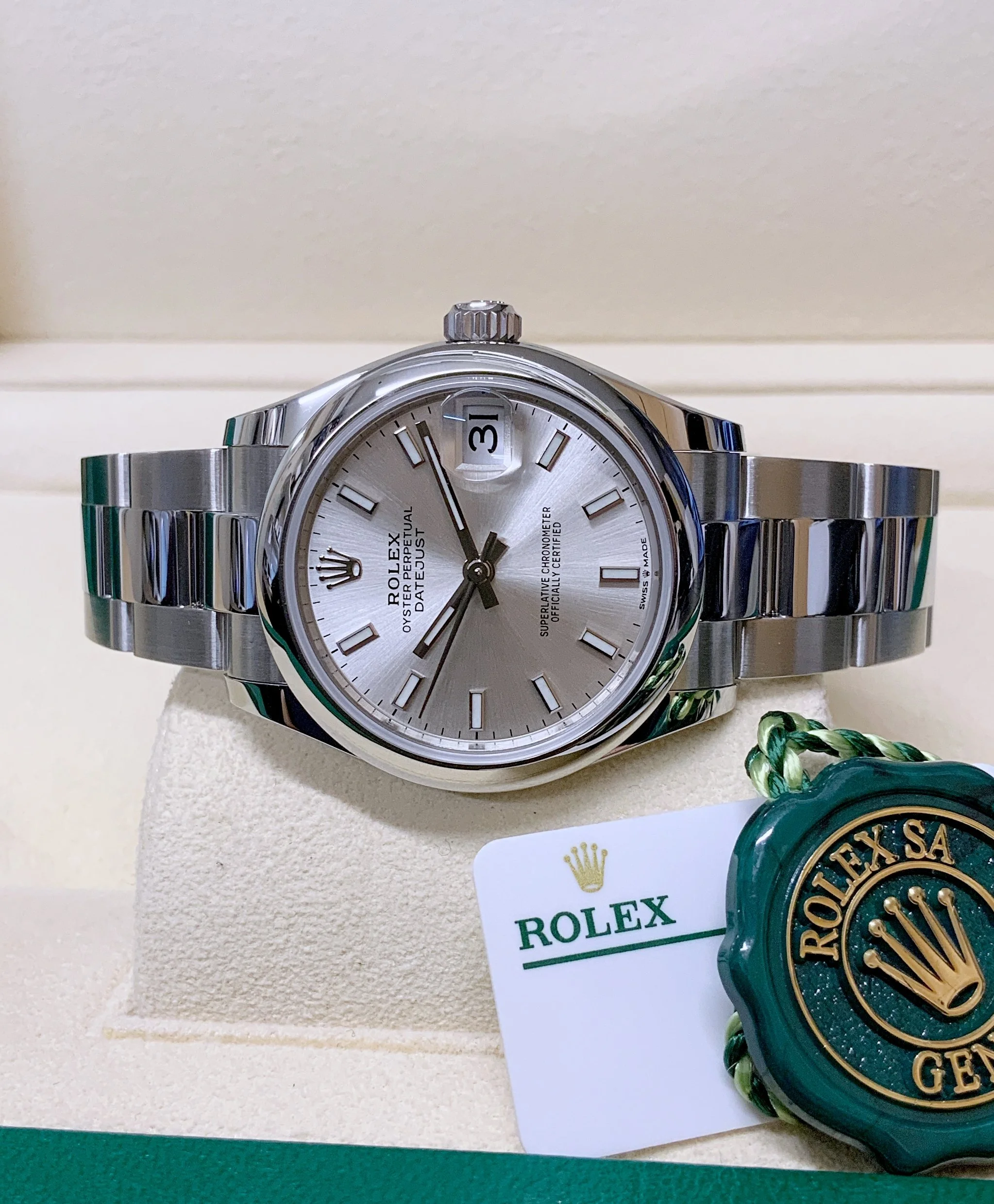 Superclone Rolex Datejust 31mm Silver Dial 278240 - gallery