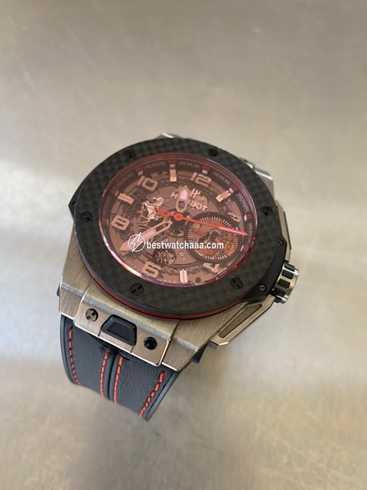 Hublot Big Bang Ferrari Mens watch Unisex Automatic Titanium 401.NQ.0123.VR