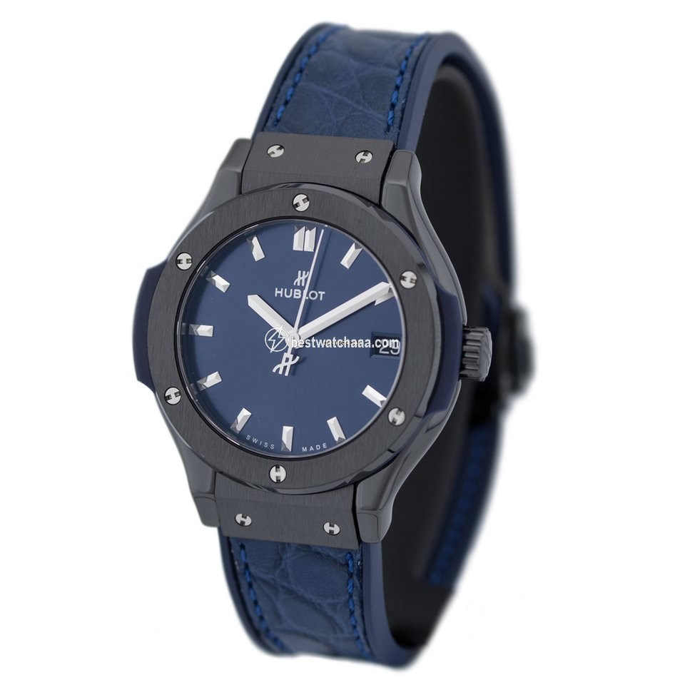 Hublot Classic Fusion Blue Womens watch Quartz Ceramic 581.CM.7170.LR - gallery