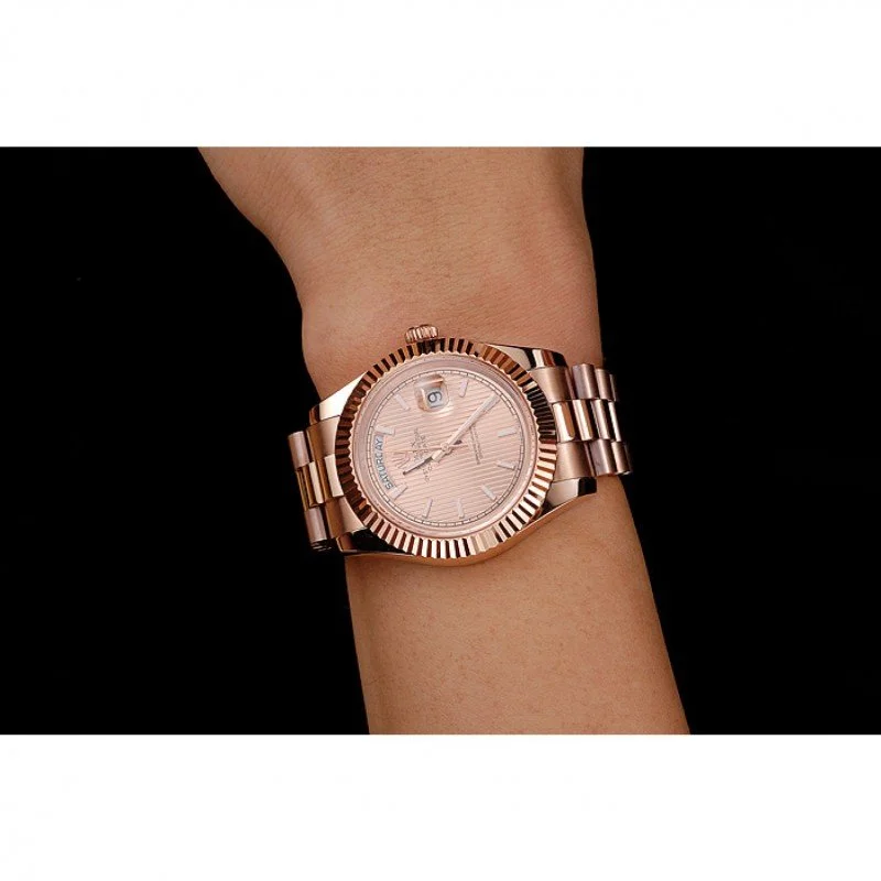 Superclone Rolex Day-Date 40mm Rose-Gold Dial REP016823 - gallery