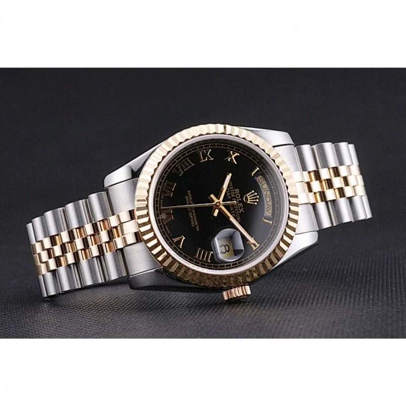 Superclone Rolex Day-Date 36mm Black Dial SRL78 - gallery