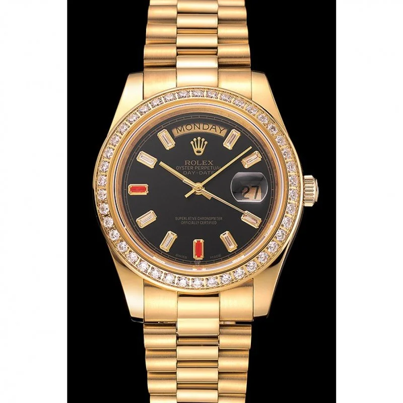 Superclone Rolex Day-Date 36mm Black Dial 1454101 - gallery
