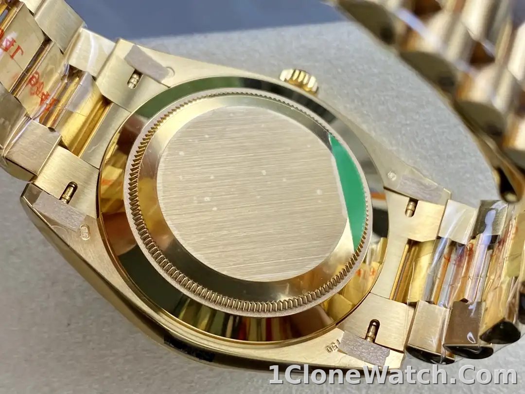 Superclone Rolex Day-Date II 40mm Champagne Dial 228238 - detail