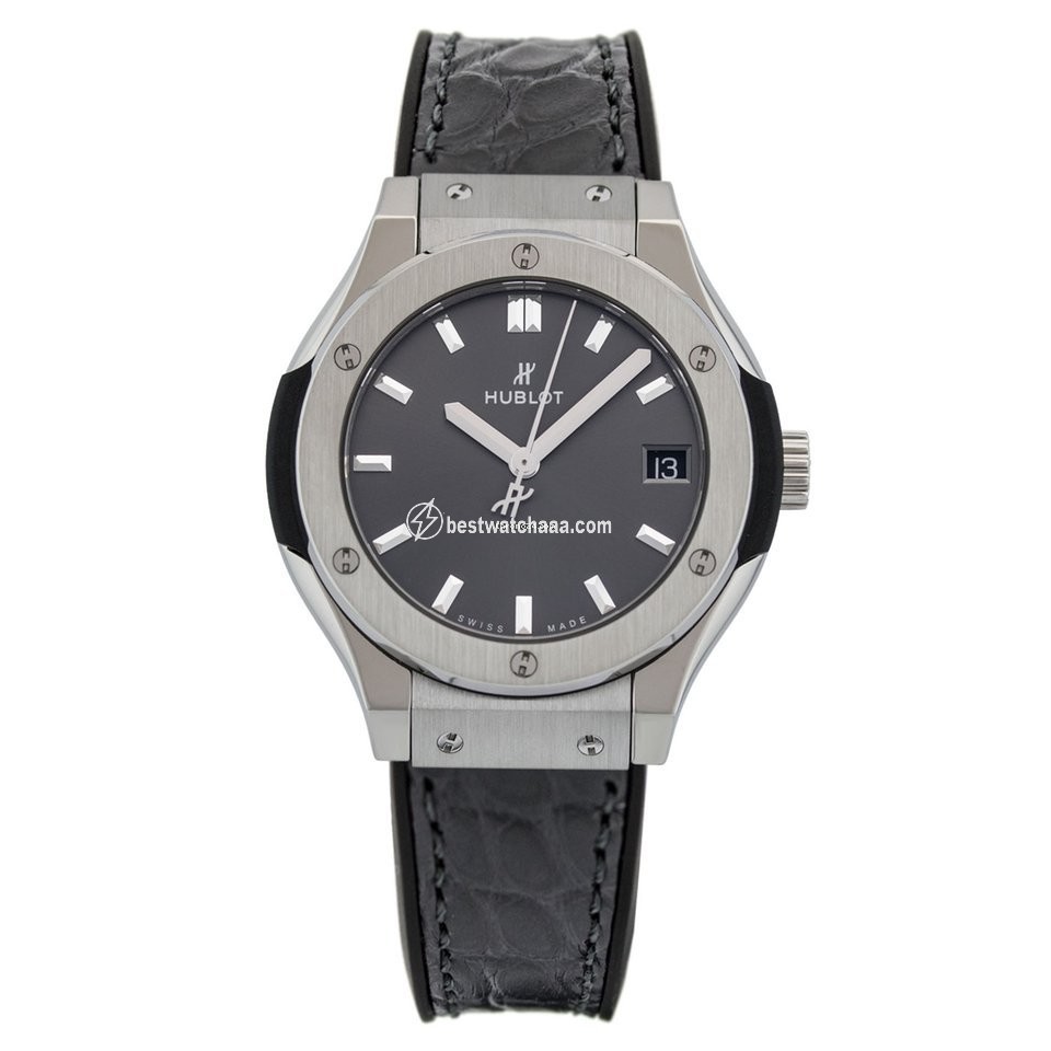 Hublot Classic Fusion Racing Grey Womens watch Quartz Titanium 581.NX.7071.LR