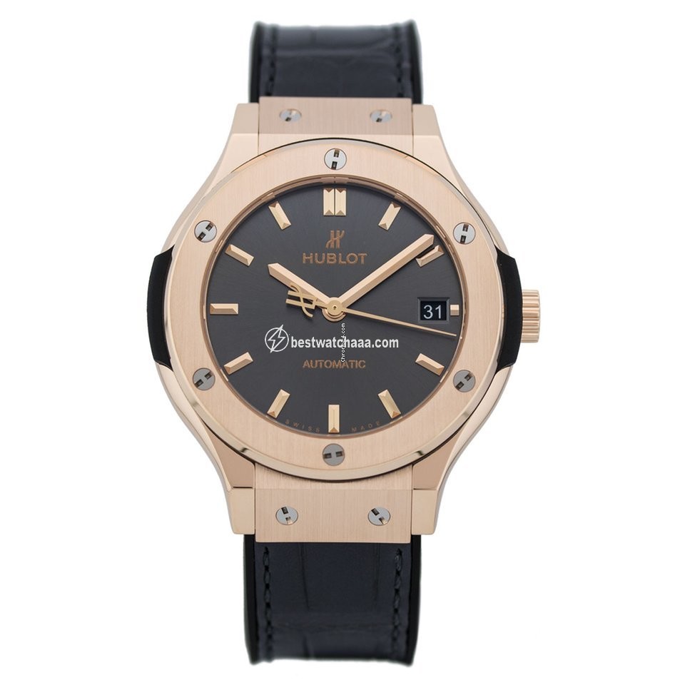 Hublot Classic Fusion Racing Grey Mens watch Unisex Automatic Rose gold 565.OX.7081.LR