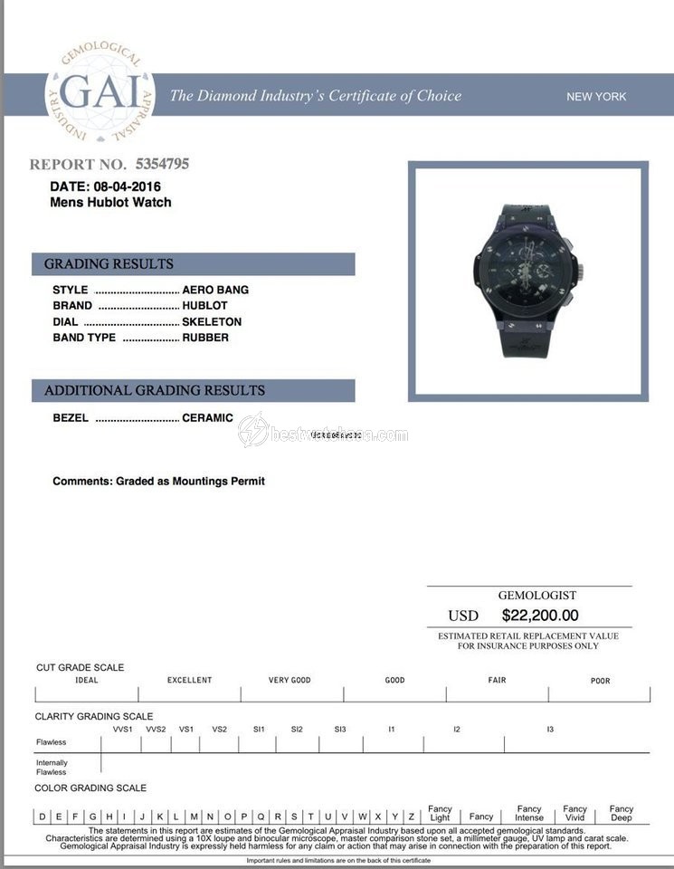 Hublot Big Bang Aero Bang Mens watch Unisex Automatic Steel 310.CM.1110.RX - gallery
