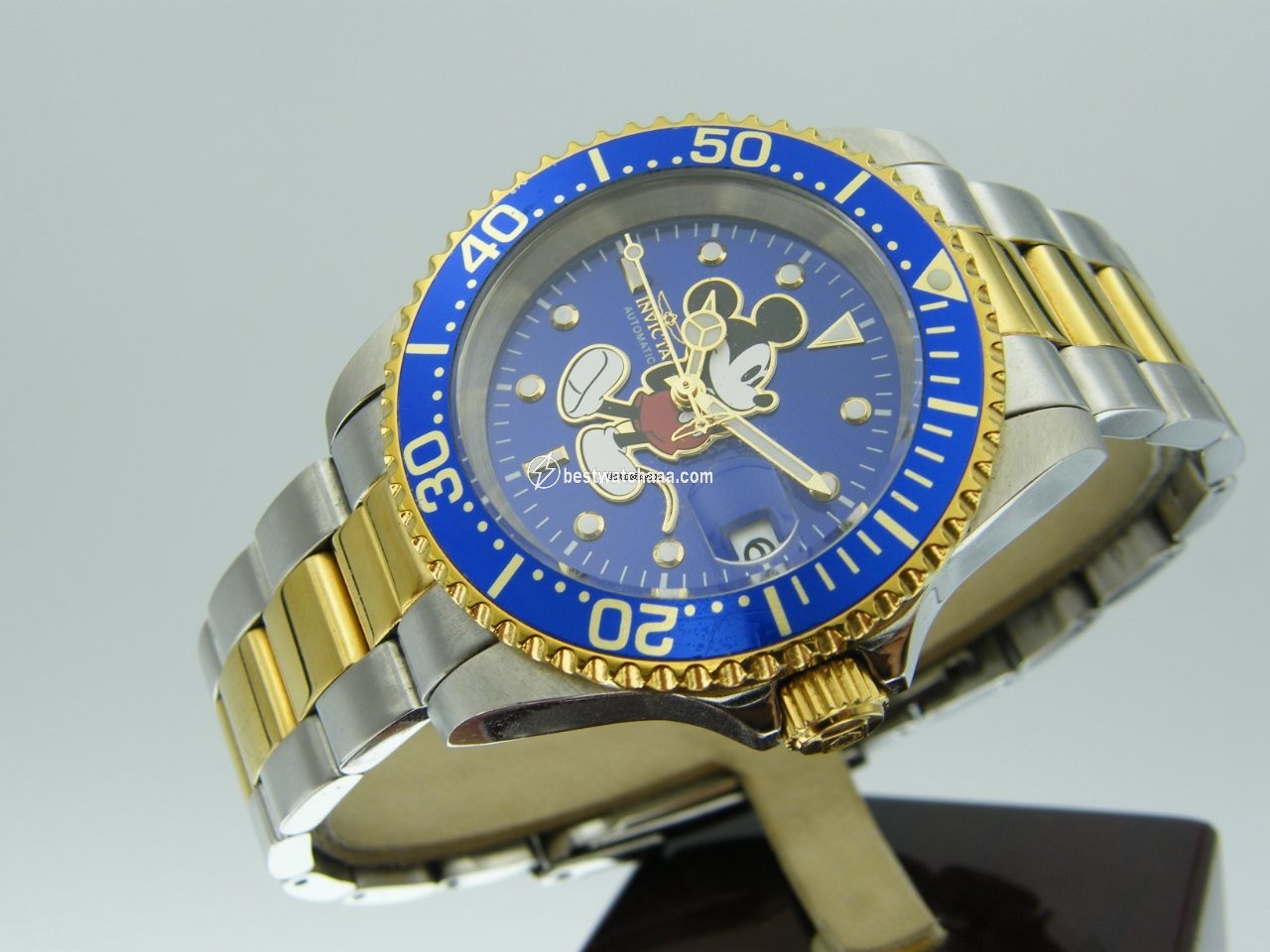 Invicta Mens watch Unisex Automatic Gold Steel 20105