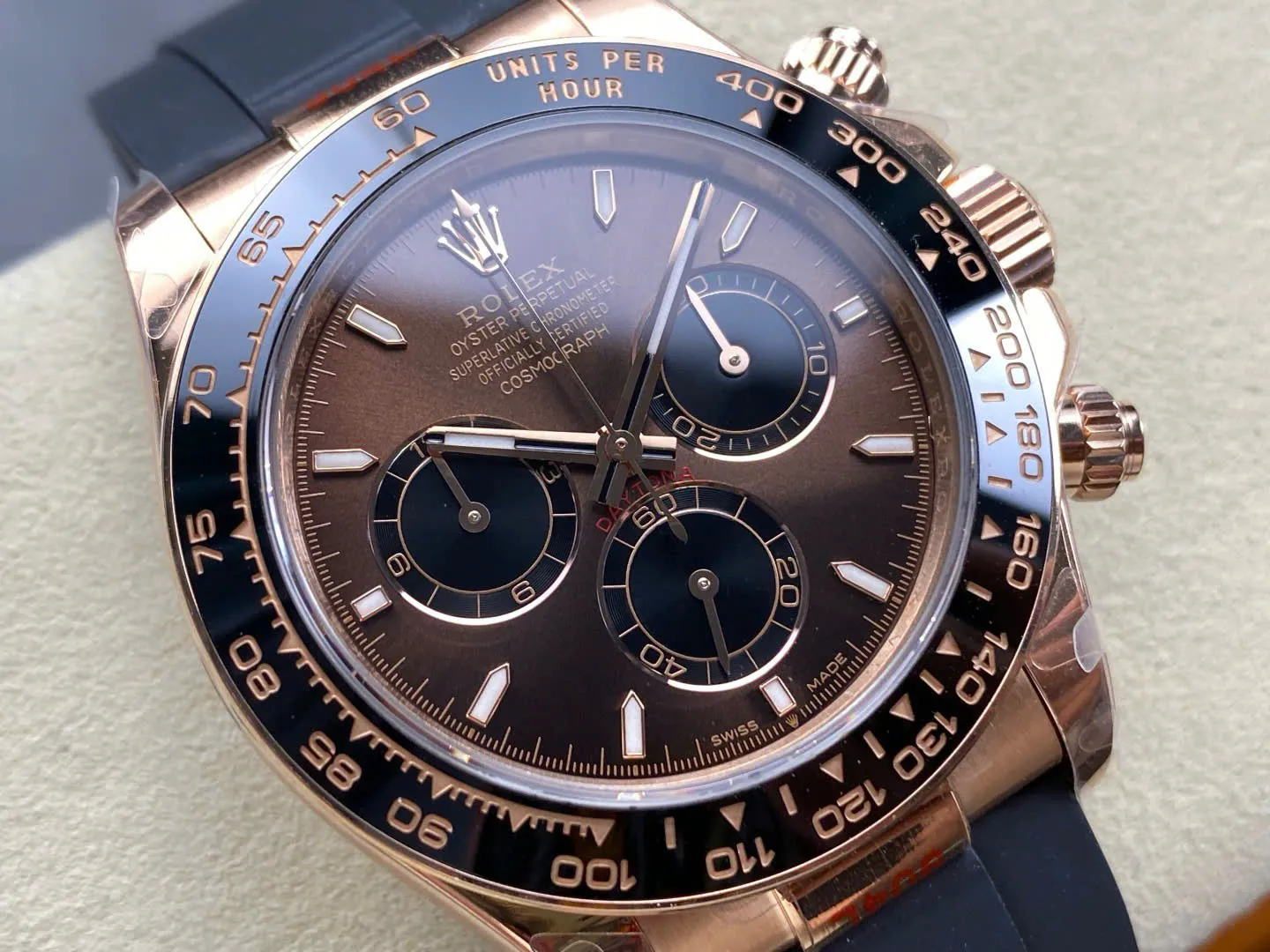 Superclone Rolex Daytona 40 mm 126515LN Bright Chocolate Dial - gallery