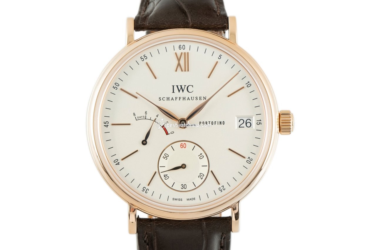 IWC Portofino Hand-Wound Mens watch Unisex Manual winding Red gold IW510107