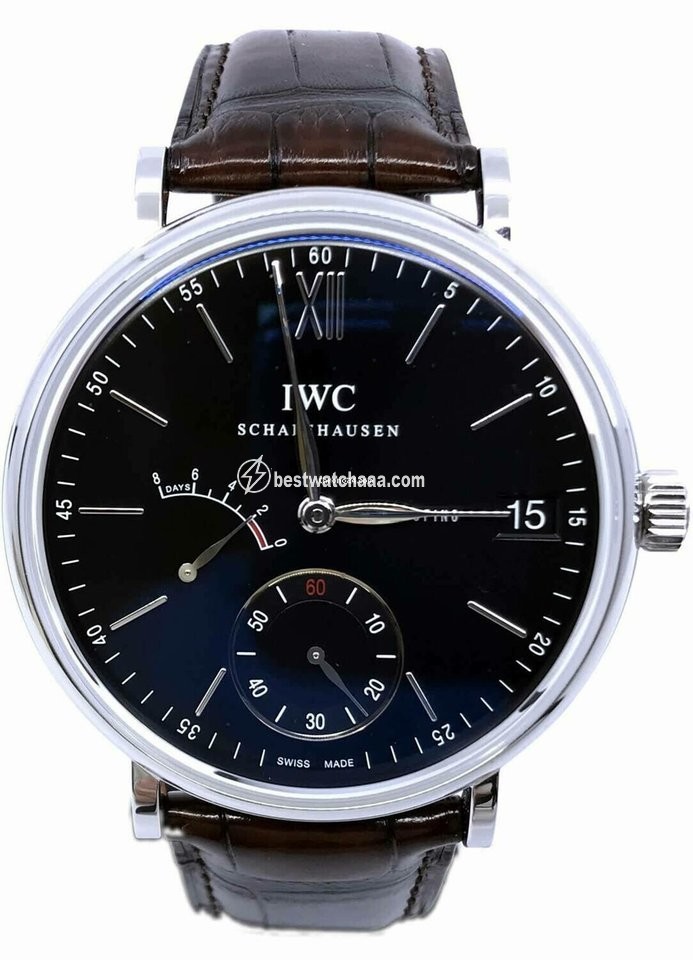 IWC Portofino Hand-Wound Mens watch Unisex Manual winding Steel IW5101-02