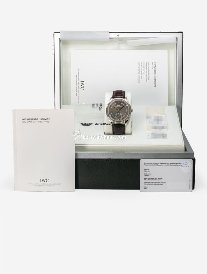IWC Portuguese Hand-Wound Mens watch Unisex Manual winding White gold IW544504 - gallery