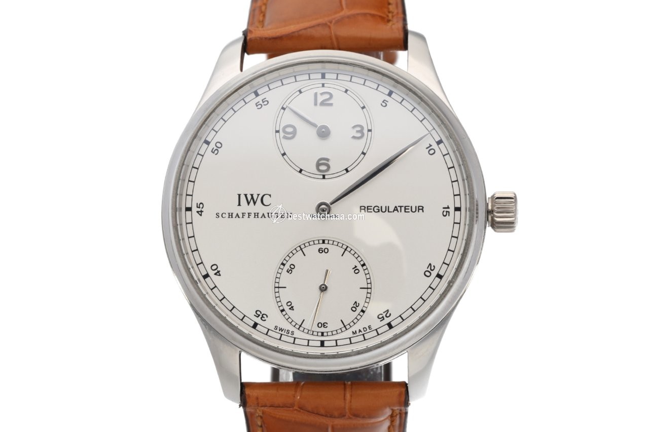 IWC Portuguese Hand-Wound Mens watch Unisex Manual winding Platinum IW544403