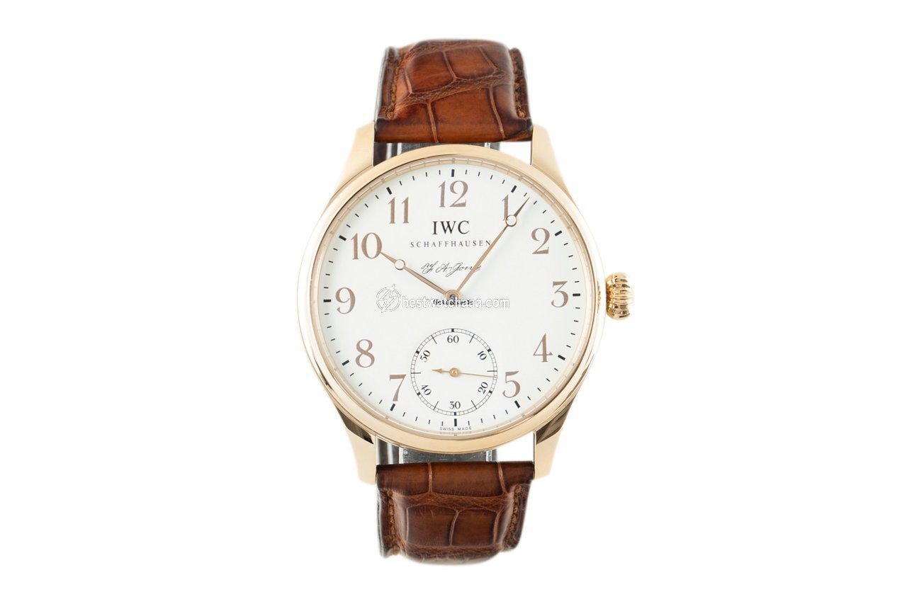 IWC Portuguese Hand-Wound Mens watch Unisex Manual winding Red gold IW5442 - gallery