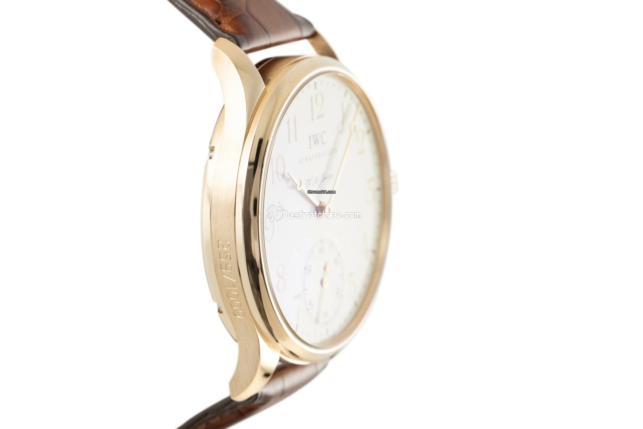 IWC Portuguese Hand-Wound Mens watch Unisex Manual winding Red gold IW5442 - gallery