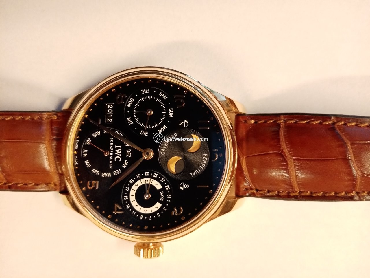 IWC Portuguese Perpetual Calendar Mens watch Unisex Automatic Rose gold IW502101 - gallery