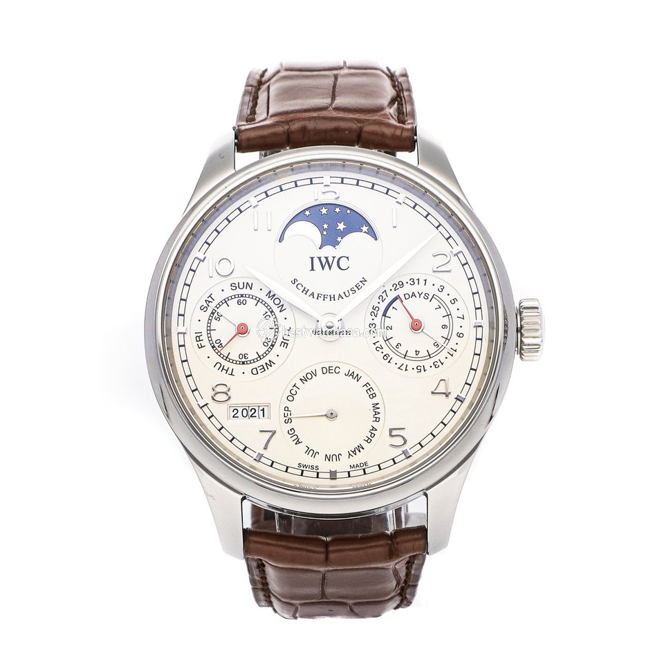 IWC Portuguese Perpetual Calendar Mens watch Unisex Automatic Steel IW5023-08