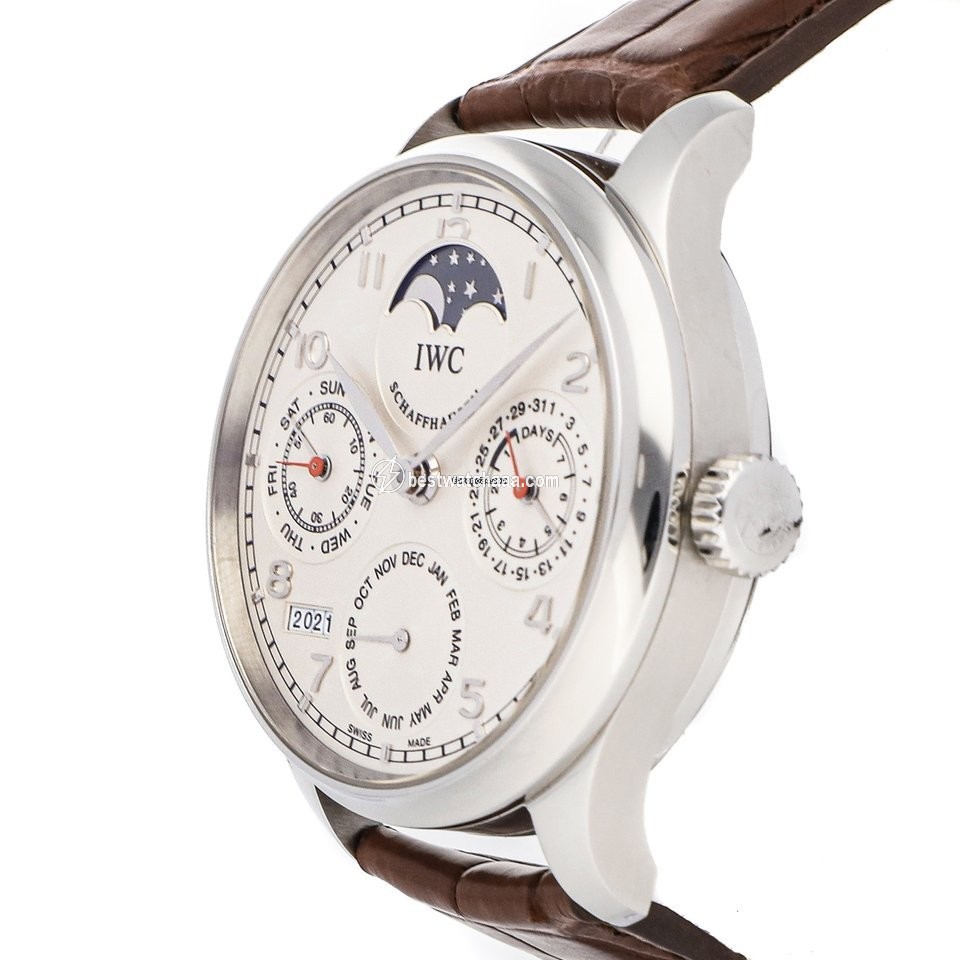 IWC Portuguese Perpetual Calendar Mens watch Unisex Automatic Steel IW5023-08 - gallery