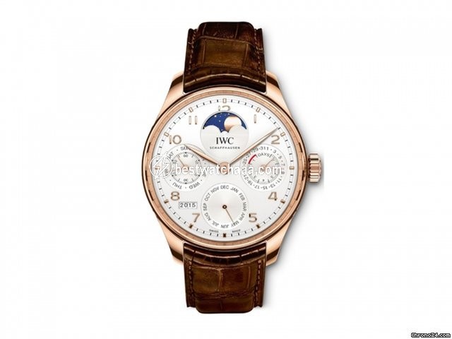 IWC Portuguese Perpetual Calendar Mens watch Unisex Automatic Rose gold IW503302