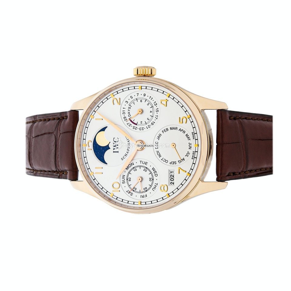 IWC Portuguese Perpetual Calendar Mens watch Unisex Automatic Rose gold IW5022-13 - gallery