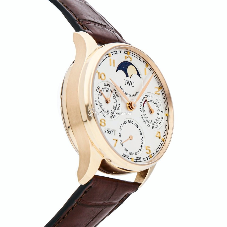 IWC Portuguese Perpetual Calendar Mens watch Unisex Automatic Rose gold IW5022-13 - gallery